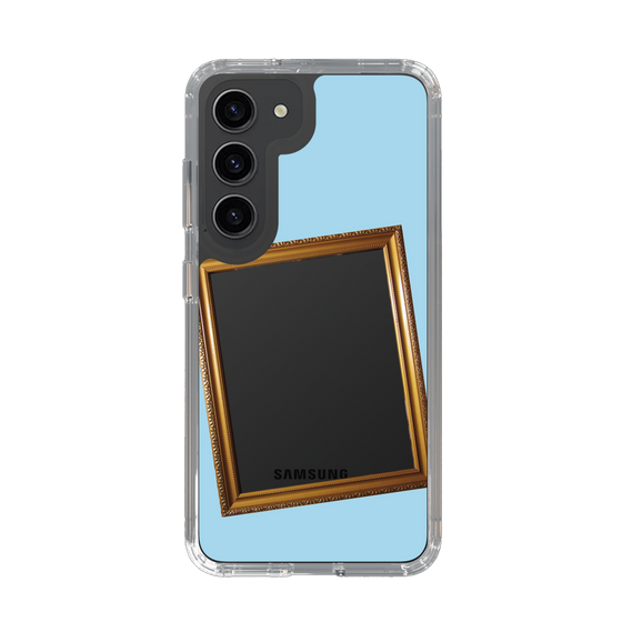 スリムプロテクションケース［ Photo Frame - Light Blue ］