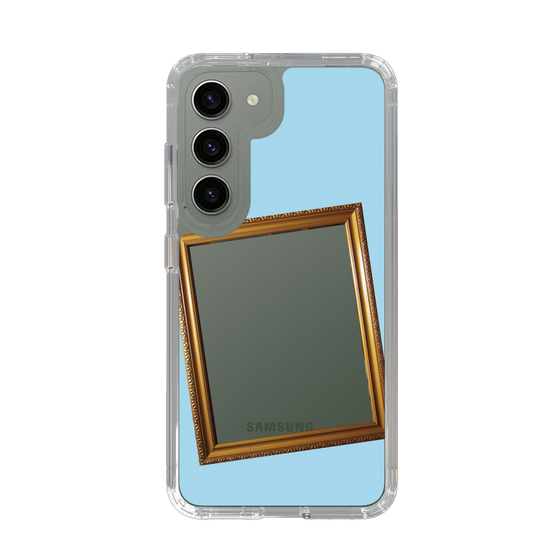 スリムプロテクションケース［ Photo Frame - Light Blue ］