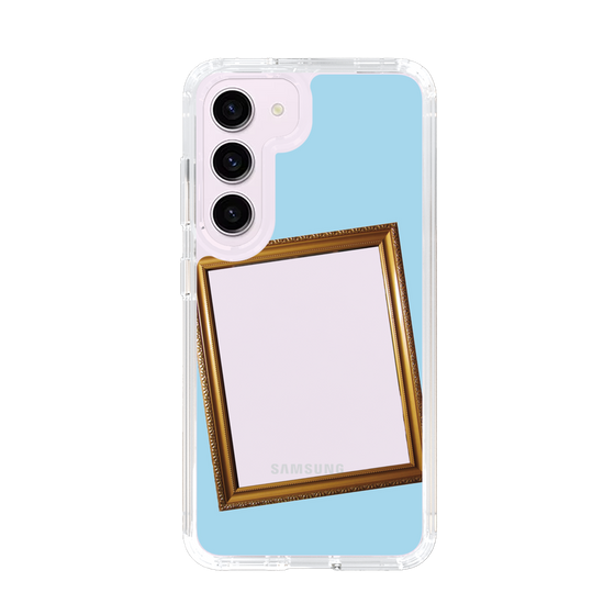 スリムプロテクションケース［ Photo Frame - Light Blue ］