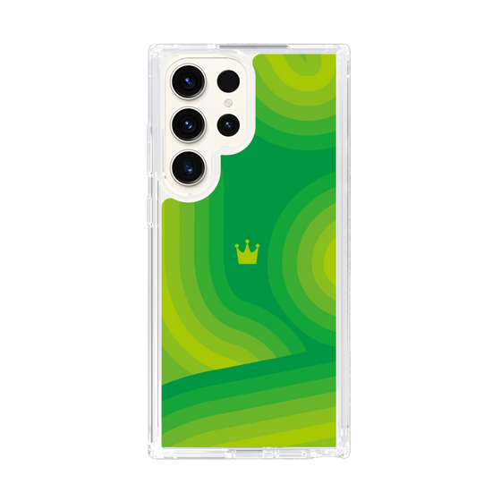 スリムプロテクションケース［ CASEPLAY Winding Pattern - Green ］