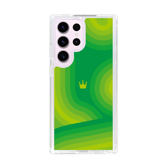 スリムプロテクションケース［ CASEPLAY Winding Pattern - Green ］