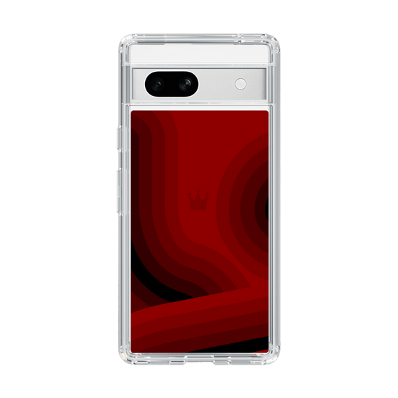 スリムプロテクションケース［ CASEPLAY Winding Pattern - Red ］