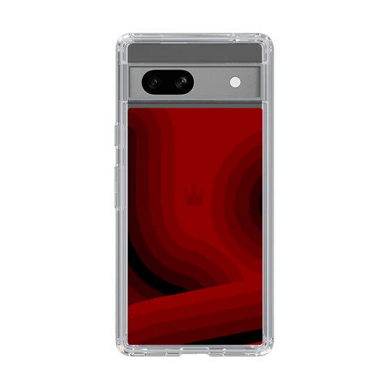 スリムプロテクションケース［ CASEPLAY Winding Pattern - Red ］