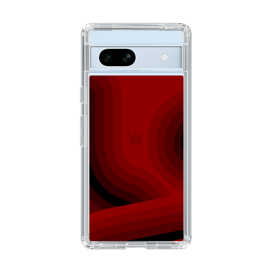 スリムプロテクションケース［ CASEPLAY Winding Pattern - Red ］