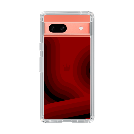 スリムプロテクションケース［ CASEPLAY Winding Pattern - Red ］