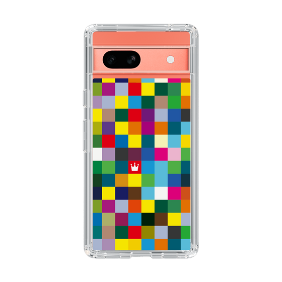 スリムプロテクションケース［ CASEPLAY Rainbow Check ］