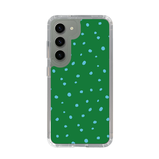 スリムプロテクションケース［ Drawing Dot - Green ］