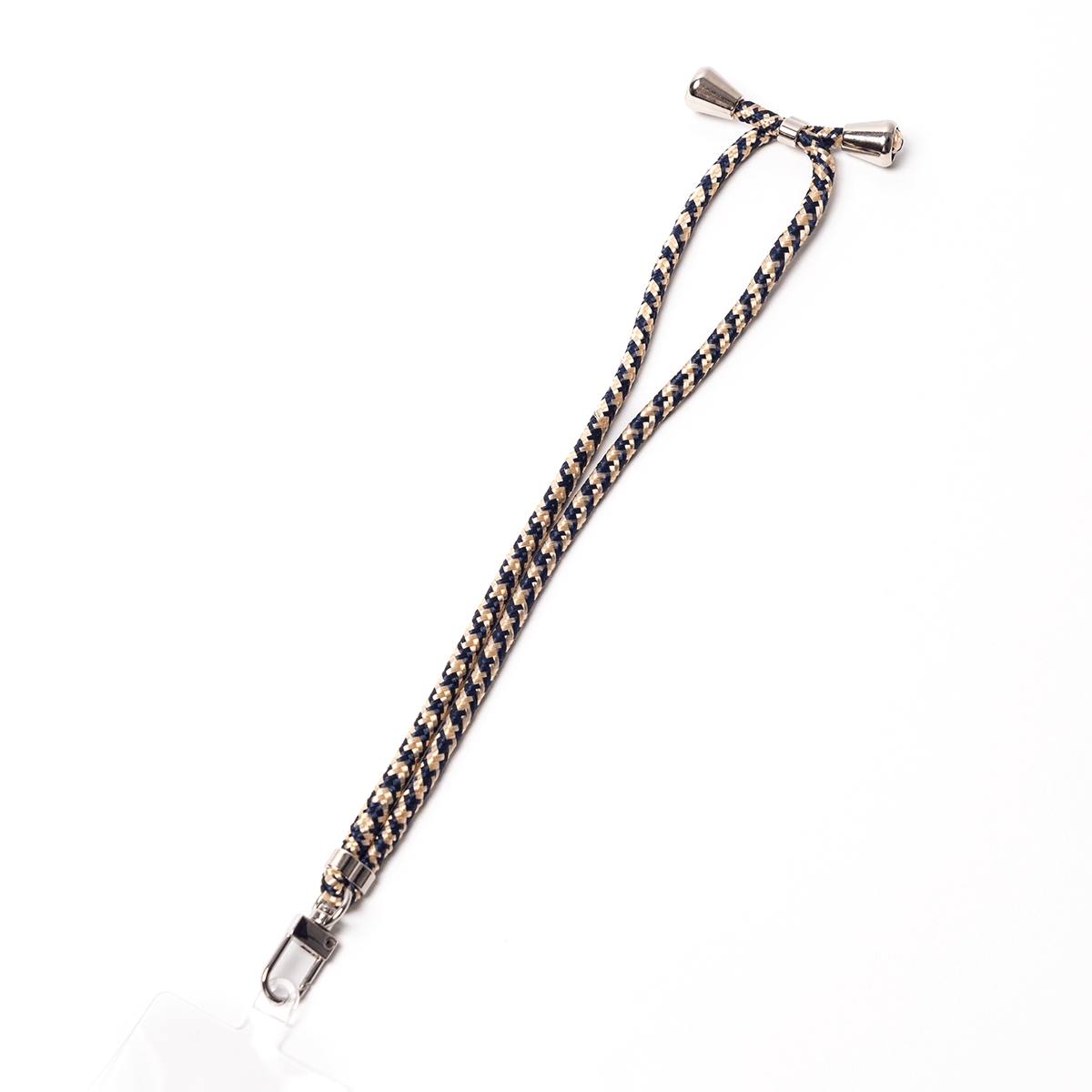 ハンドストラップ(細) ネイビー＋ゴールド