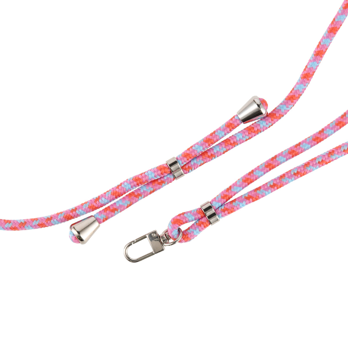 スマホショルダー(細) マルチカラー ピンク