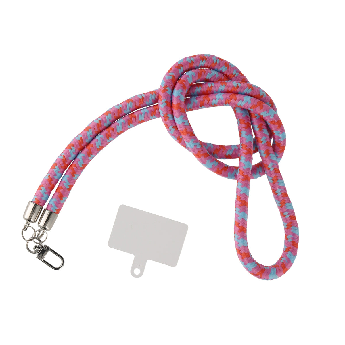 スマホショルダー(太) マルチカラーピンク