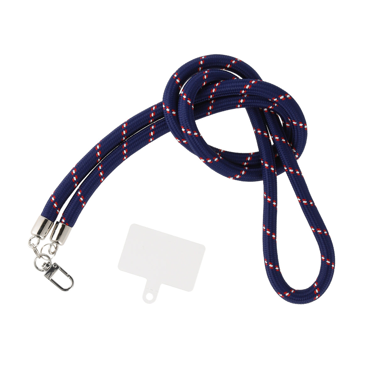 スマホショルダー(太) マルチカラー ネイビー