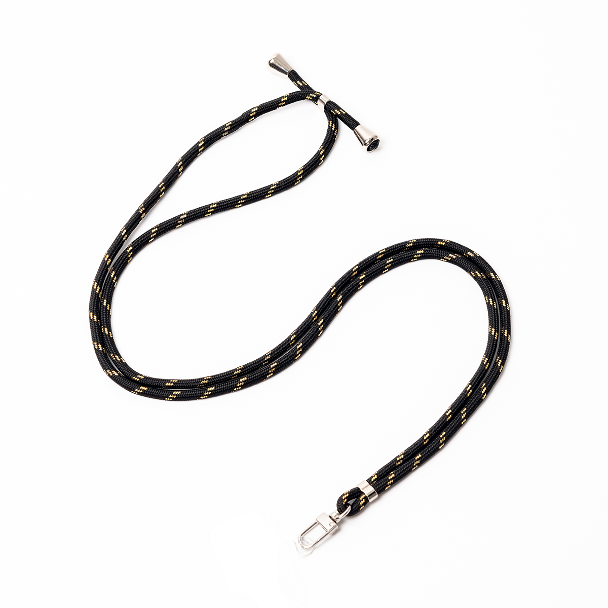 スマホショルダー(細) ブラック+ゴールド