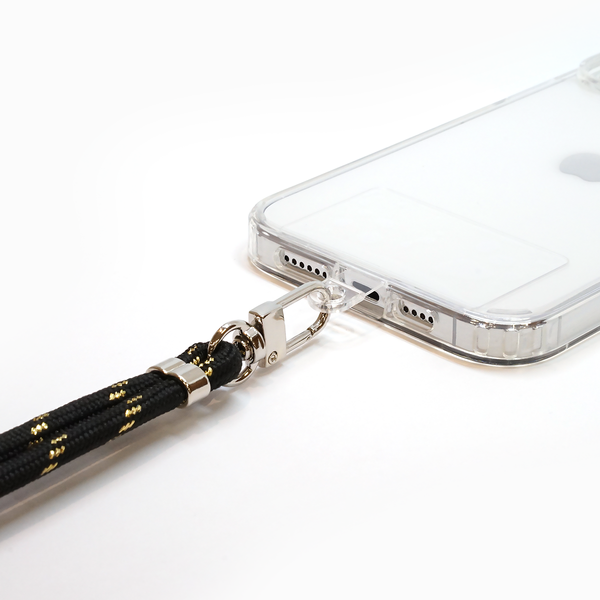 【クリスマス限定特価】惹きずり込まれる運命のスマホストラップblack×gold クリスマス限定特価】惹きずり込まれる運命のスマホストラップ