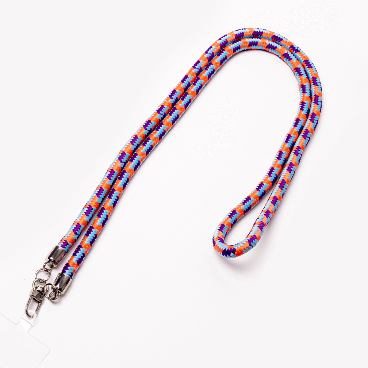 スマホショルダー(太) オレンジ+パープル+ブルー